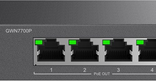 Grandstream GWN7700P – Switch 5 θυρών Gigabit με PoE