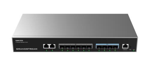 Grandstream GWN7830 Layer 3 Aggregation Managed Switch with 2 Gigabit Ethernet Ports, 6 (1G) SFP and 4 (10G) SFP+ Ports