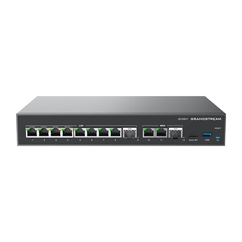 Grandstream GCC6011 – Router VPN, switch 10 θυρών και IP PBX