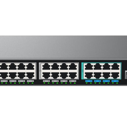 Grandstream GWN7822P 24-Port Multi-Gigabit Layer 3 Managed PoE Switch with 4 SFP+ Ports