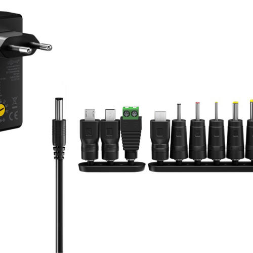 GOOBAY επιτοίχιος φορτιστής 74436, 5V-15V, 36W, 12 tips