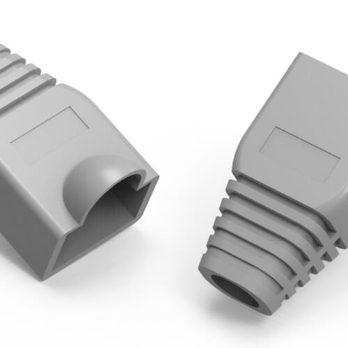 POWERTECH CAB-N091 Καλύμματα RJ45, γκρι, 10 τεμάχια