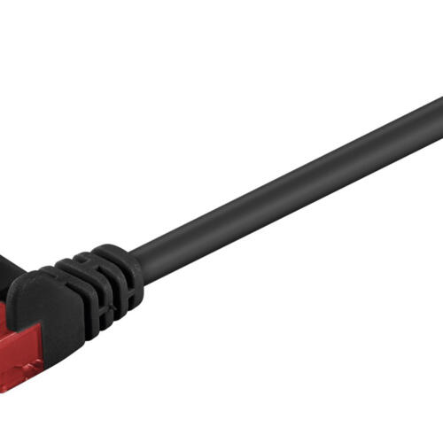 GOOBAY καλώδιο δικτύου 95255, CAT 6 U/UTP, CCA, 0.25m, μαύρο