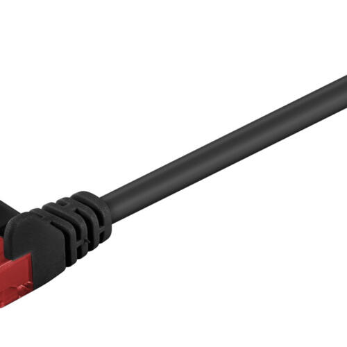 GOOBAY καλώδιο δικτύου 68680, CAT 6 U/UTP, CCA, 2m, μαύρο
