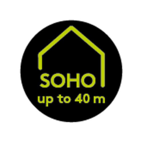 GOOBAY καλώδιο δικτύου 57198, CAT 5e U/UTP, CCA, έως 40m, 100m, μαύρο