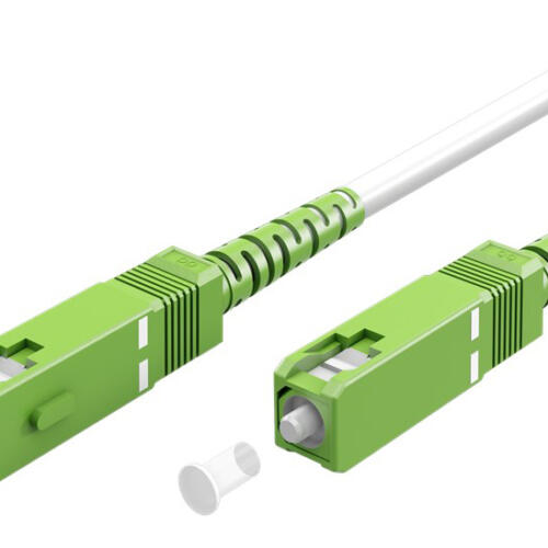 GOOBAY καλώδιο οπτικής ίνας SC-APC 59596, Singlemode OS2, 3m, λευκό