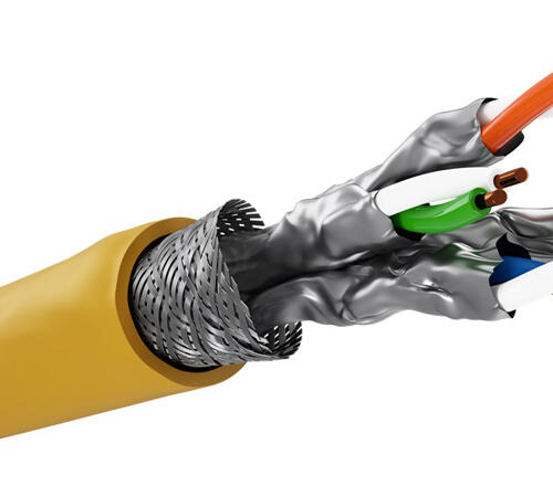 GOOBAY καλώδιο δικτύου 61126, CAT 8.1 S/FTP, copper, GHMT, 25m, κίτρινο