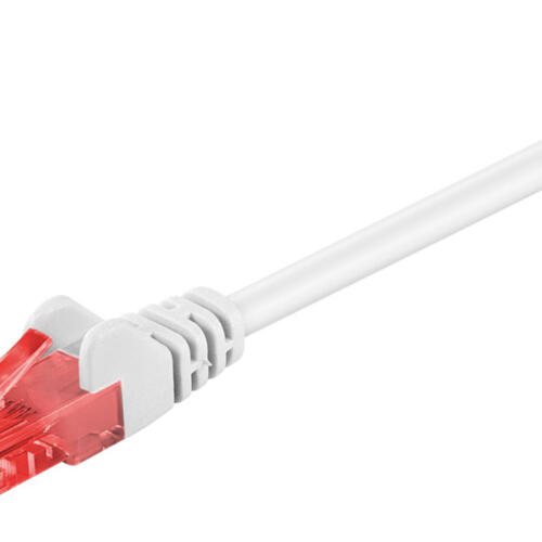 GOOBAY καλώδιο δικτύου 95257, CAT 6 U/UTP, CCA, 0.25m, λευκό