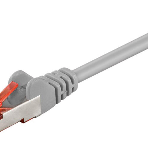 GOOBAY καλώδιο δικτύου 93650, CAT 6 S/FTP (PiMF), CCA, 7.5m, γκρι