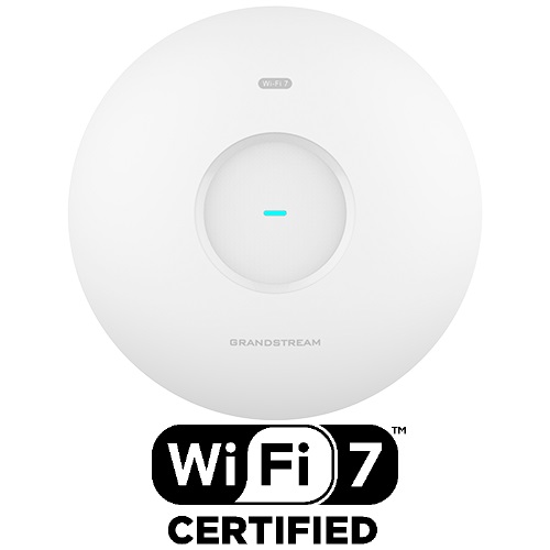 Grandstream GWN7672 Tri-Band 2x2:2 MU-MIMO Wi-Fi 7 Indoor Access Point with DL/UL OFDMA Technology and PoE+ Support