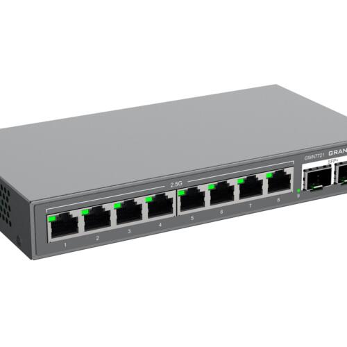 Grandstream GWN7721 – Managed switch 8 × 2,5G και 2 × 10G SFP+