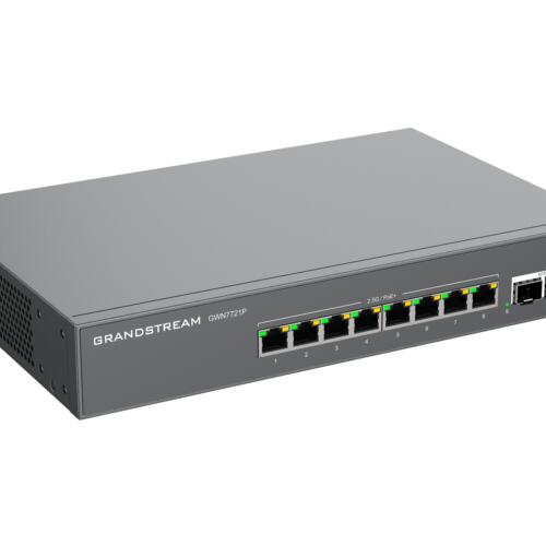 Grandstream GWN7721P – Managed PoE switch 8 × 2,5G και 2 × 10G