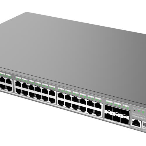 Grandstream GWN7806PL Pro Enterprise 48-Port Gigabit Layer 2++ Managed PoE/PoE+ Switch with 6x SFP+ Uplink Ports