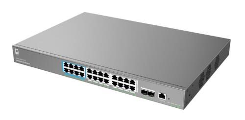29012026697b4ae60d47a.jpeg Grandstream GWN7803PH Pro Enterprise 24-Port Gigabit Layer 2++ Managed PoE/PoE++ Switch with 2x SFP+ Uplink Ports
