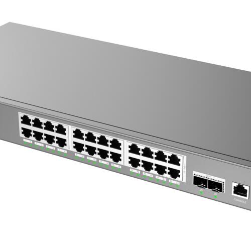Grandstream GWN7803PL Pro Enterprise 24-Port Gigabit Layer 2++ Managed PoE/PoE+ Switch with 2x SFP+ Uplink Ports
