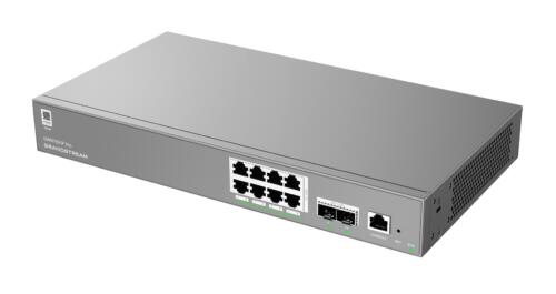 29012026697b4b1598254.jpeg Grandstream GWN7801P Pro Enterprise 8-Port Gigabit Layer 2++ Managed PoE/PoE+ Switch with 2x 2.5G SFP Uplink Ports