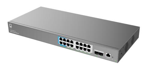 29012026697b4b3dc9f6a.jpeg Grandstream GWN7802P Pro Enterprise 16-Port Gigabit Layer 2++ Managed PoE/PoE++ Switch with 2x SFP+ Uplink Ports