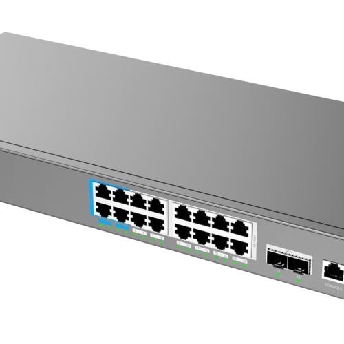 Grandstream GWN7802P Pro Enterprise 16-Port Gigabit Layer 2++ Managed PoE/PoE++ Switch with 2x SFP+ Uplink Ports