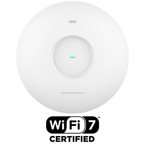 Grandstream GWN7670E Dual-Band Wi-Fi 7 BE3600 2×2:2/3×3:2 MU-MIMO Indoor Access Point with DL/UL OFDMA, Xtra Range 2.0 Technology and PoE+ Support