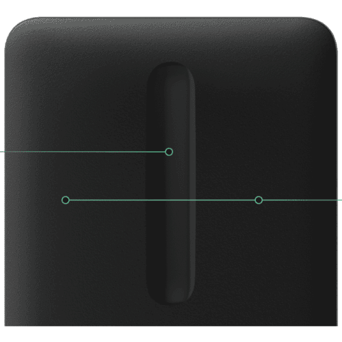 Ajax SideButton (Dimmer) Vertical Λευκό