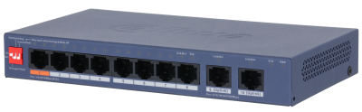 Dahua CS4010-8ET2GT-110 – Cloud Managed switch με 8 θύρες PoE 100Μbps και 2 θύρες Uplink 1000Mbps