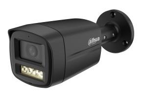 Dahua HAC-HFW1500TLM-IL-A-0280B-S3-DIP-BLACK – Smart Dual Light Aναλογική κάμερα 5MP με υπέρυθρα 40m και Led φωτισμό 40m