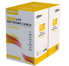 Dahua PFM920-6UN-Black – Κουλούρα 305 μέτρων CAT6 για εξωτερική τοποθέτηση