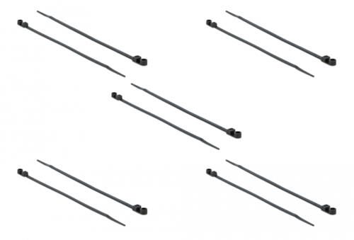 DELOCK 18950 Δεματικά με οπή 200 × 4,8 mm, 10 τεμάχια