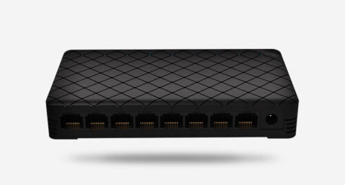 Ruijie-Reyee RG-ES08 με 8 θύρες Ethernet – εμπρόσθια όψη