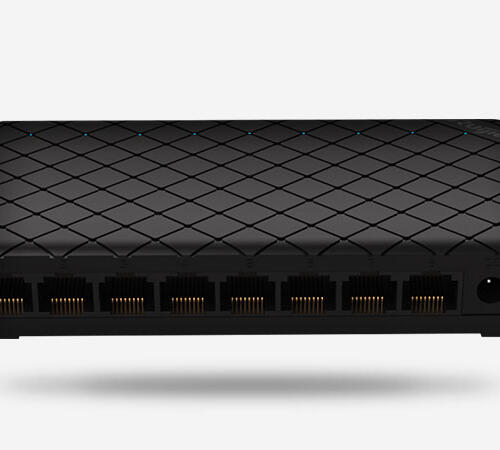 Ruijie-Reyee RG-ES08 με 8 θύρες Ethernet – εμπρόσθια όψη