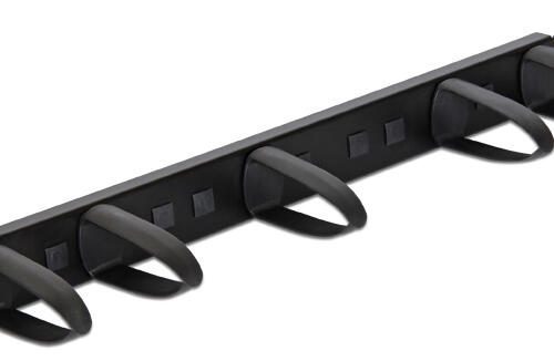 DELOCK 43345 Οργανωτής καλωδίων rack 19″ / 1U, πέντε γάντζοι