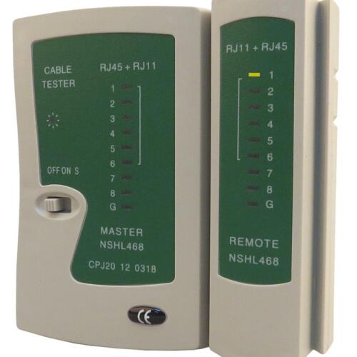POWERTECH CAB-N044 Tester καλωδίων RJ11/RJ12/RJ45
