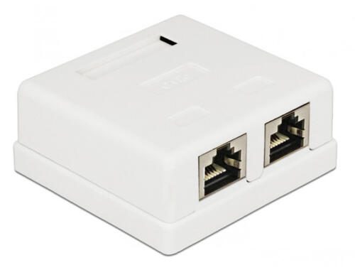 POWERTECH CAB-N130 Πρίζα δικτύου Cat 6 UTP δύο θυρών POWERTECH CAB-N130 Πρίζα δικτύου Cat 6 UTP δύο θυρών