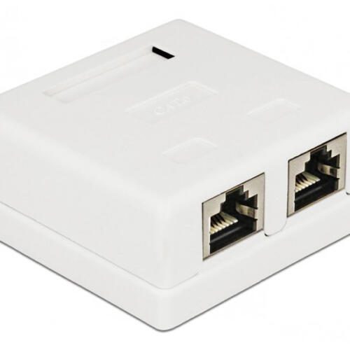 POWERTECH CAB-N130 Πρίζα δικτύου Cat 6 UTP δύο θυρών