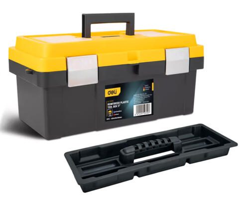 DELI DL-TC270 Πλαστική εργαλειοθήκη 40 × 21 × 19 cm DELI DL-TC270 Πλαστική εργαλειοθήκη 40 × 21 × 19 cm