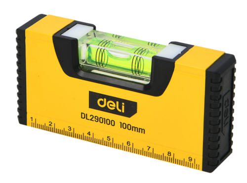 DELI DL290100 Μίνι αλφάδι αλουμινίου 10 cm DELI DL290100 Μίνι αλφάδι αλουμινίου 10 cm