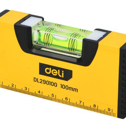 DELI DL290100 Μίνι αλφάδι αλουμινίου 10 cm