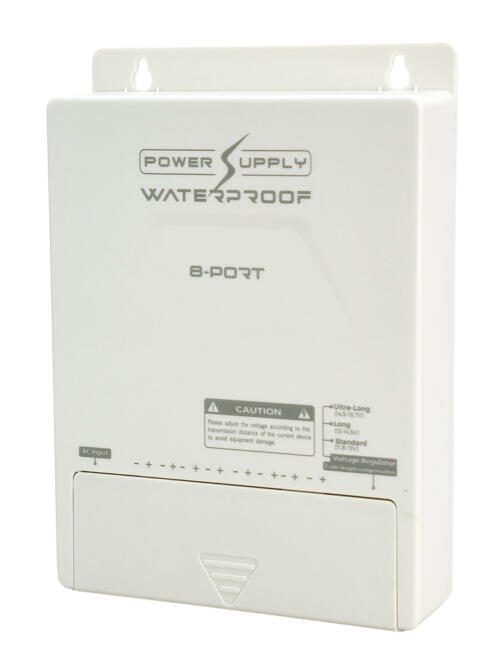 FOLKSAFE FS-DC120805W Τροφοδοτικό CCTV 12 V / 5 A, 8 εξόδων