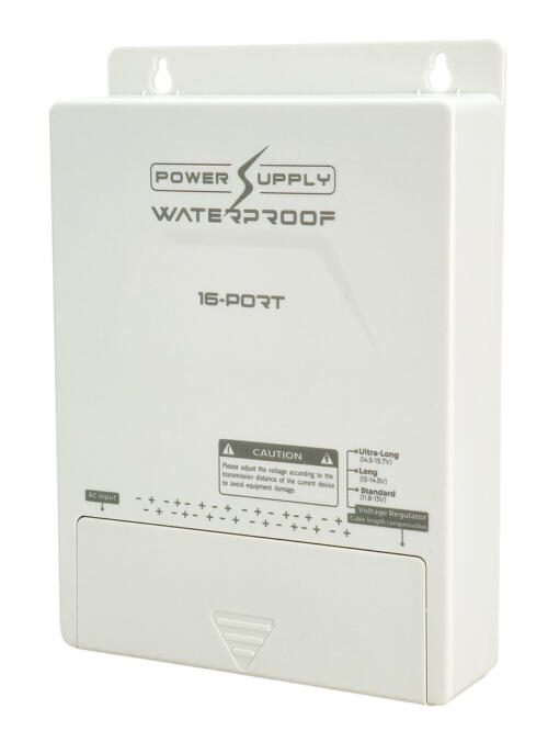 FOLKSAFE FS-DC121608W Τροφοδοτικό CCTV 12 V / 8 A, 16 εξόδων