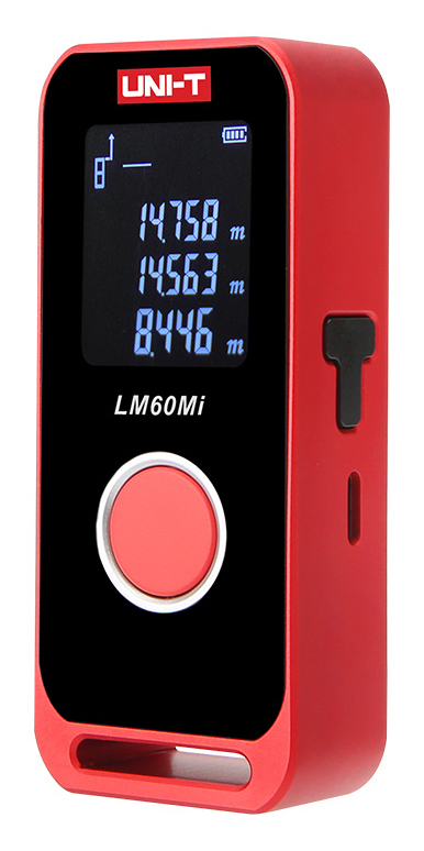 UNI-T LM60Mi Μετρητής απόστασης laser 60 m, επαναφορτιζόμενος