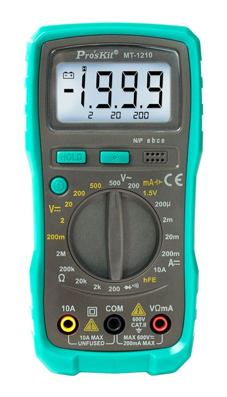 PROSKIT MT-1210 Ψηφιακό πολύμετρο AC/DC 500 V