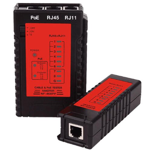 NOYAFA NF-468PF Tester καλωδίων RJ45/RJ11 με έλεγχο PoE