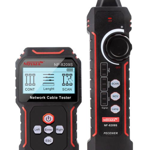 NOYAFA NF-8209S Tester και εντοπιστής καλωδίων RJ45 με PoE