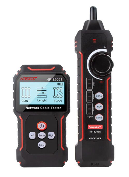 NOYAFA NF-8209S Tester και εντοπιστής καλωδίων RJ45 με PoE NOYAFA NF-8209S Tester και εντοπιστής καλωδίων RJ45 με PoE