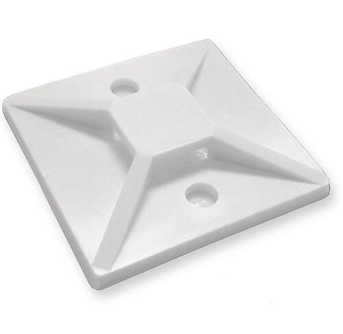 POWERTECH TIES-004 Αυτοκόλλητες βάσεις 30 × 30 mm, 50 τεμάχια