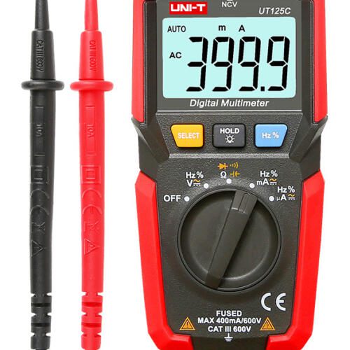 UNI-T UT125C Πολύμετρο τσέπης AC/DC 600 V με NCV