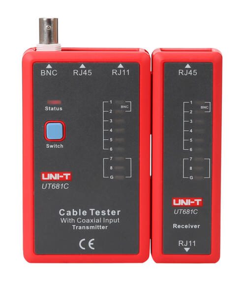 UNI-T UT681C Tester καλωδίων RJ45/RJ11/BNC