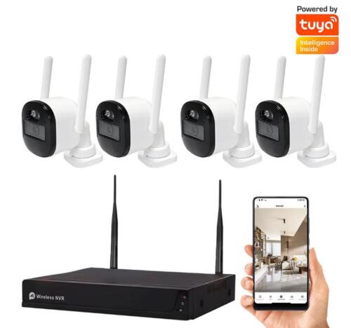 Ασύρματο κιτ NVR 3MP με 4 κάμερες KIT-THS-452