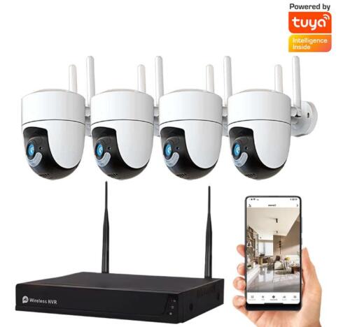 KIT-THS-453 Ασύρματο κιτ NVR 3MP με 4 κάμερες KIT-THS-453