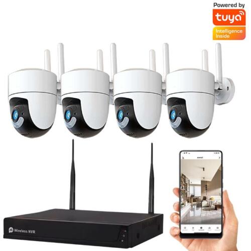 Ασύρματο κιτ NVR 3MP με 4 κάμερες KIT-THS-453